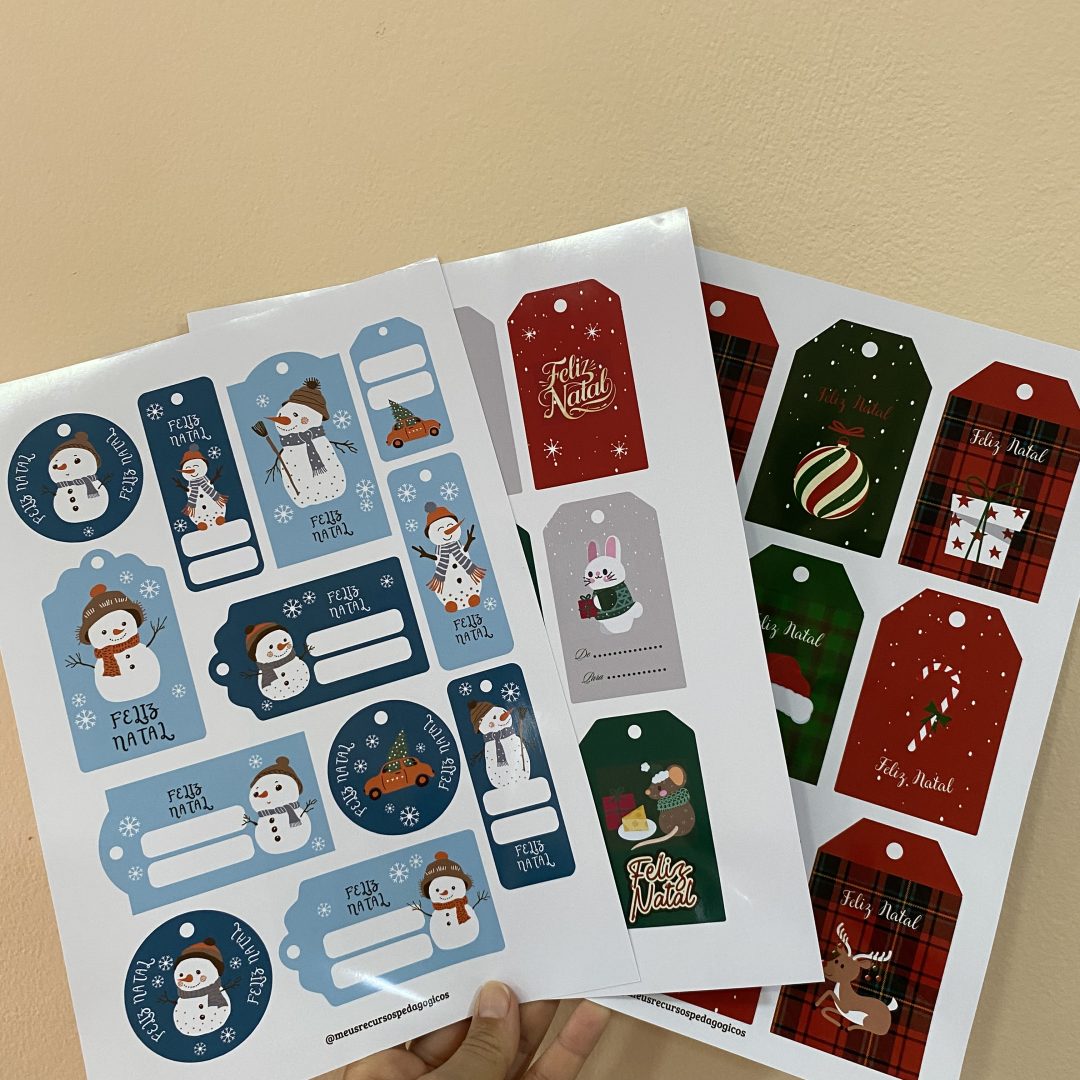 Etiquetas de Natal