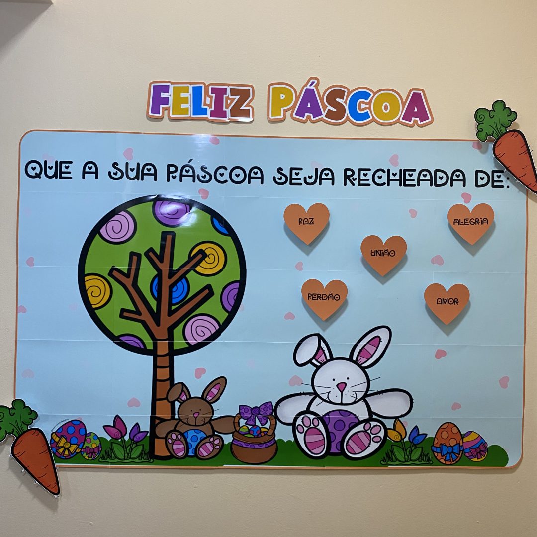 Painel da Páscoa Coração