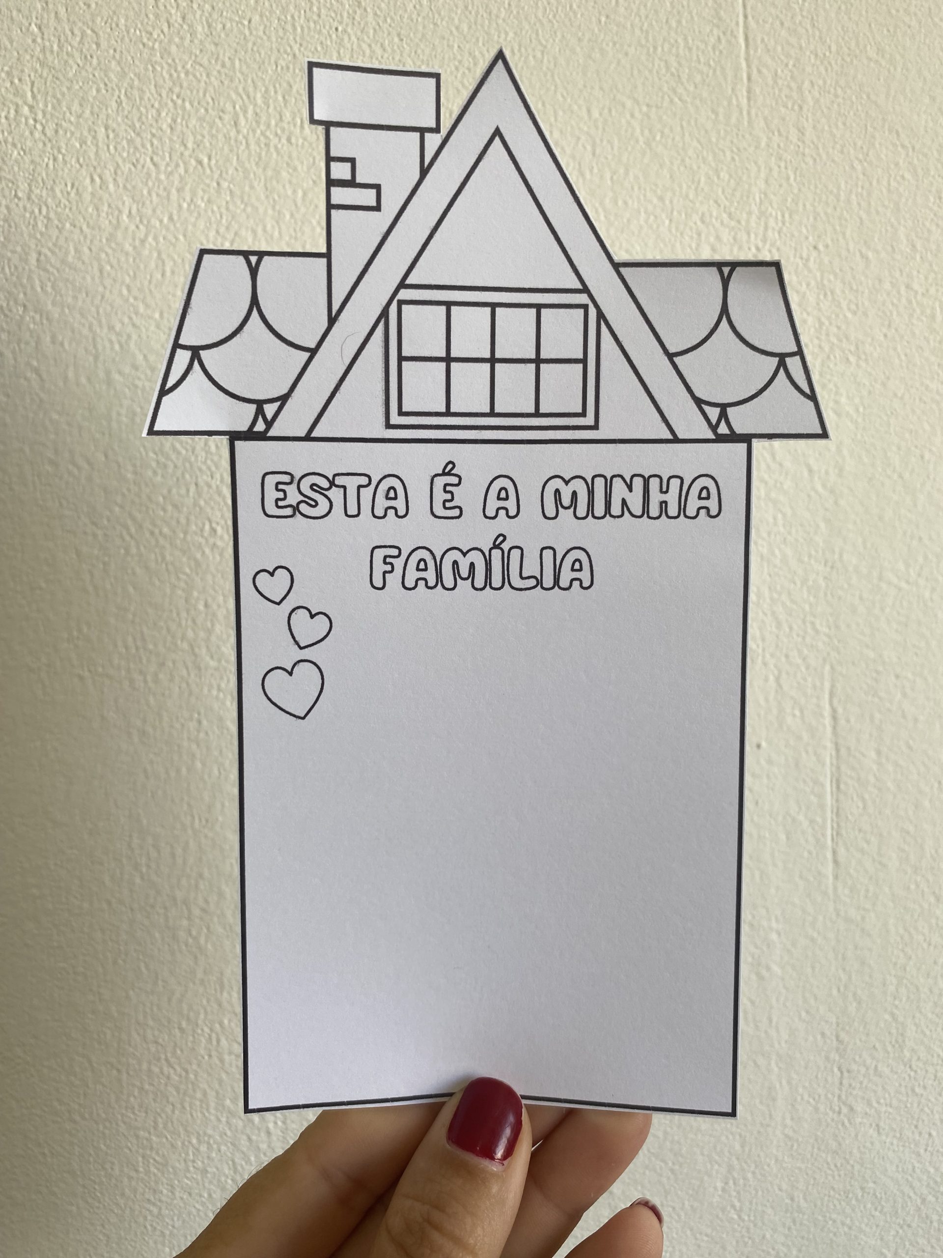 Casinha “Minha Família” – Meus Recursos Pedagógicos