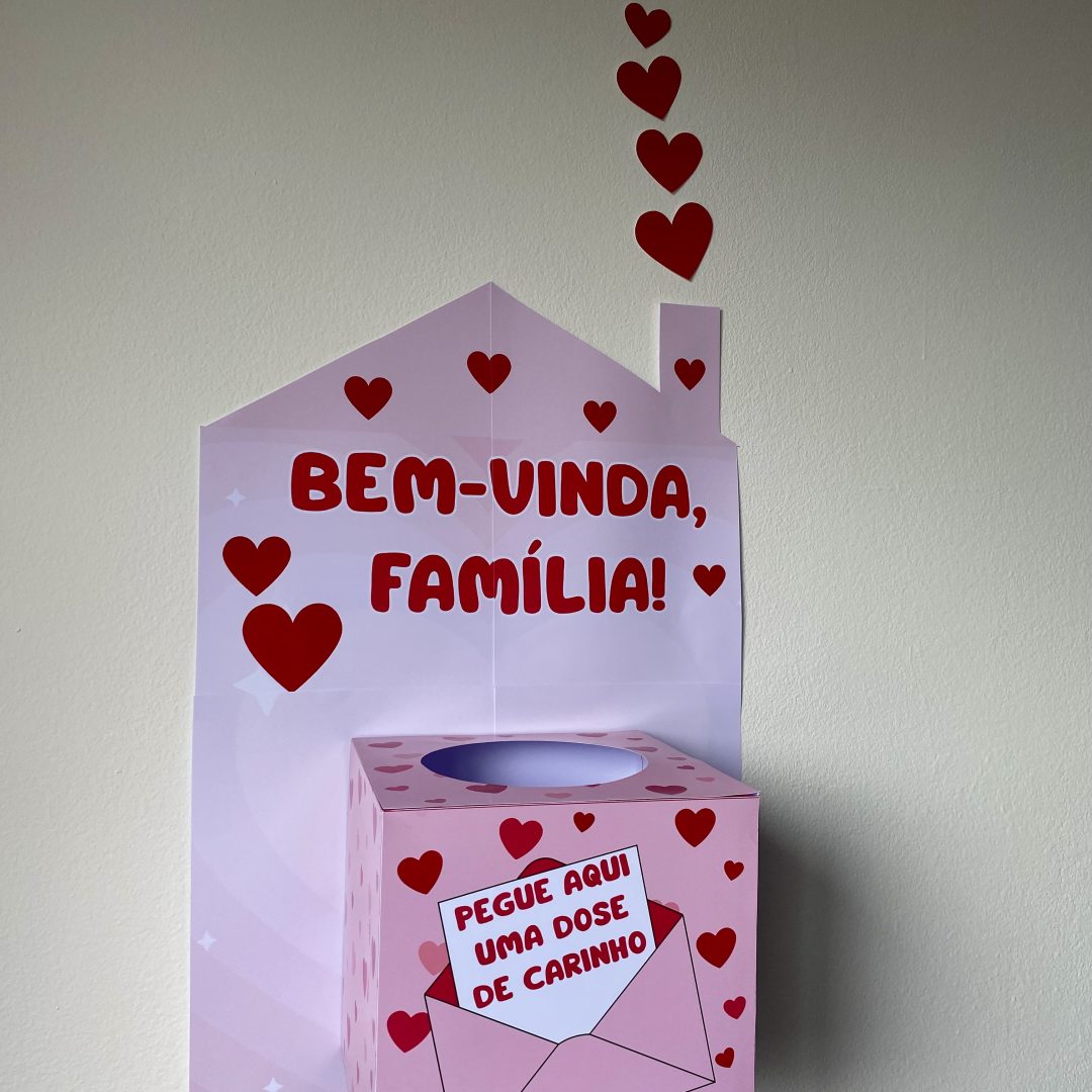 Caixa de Mensagens Bem-vinda Família