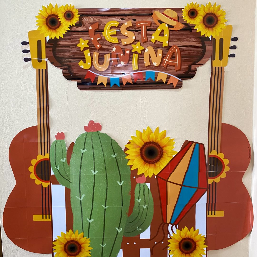 Mural Festa Junina Violão