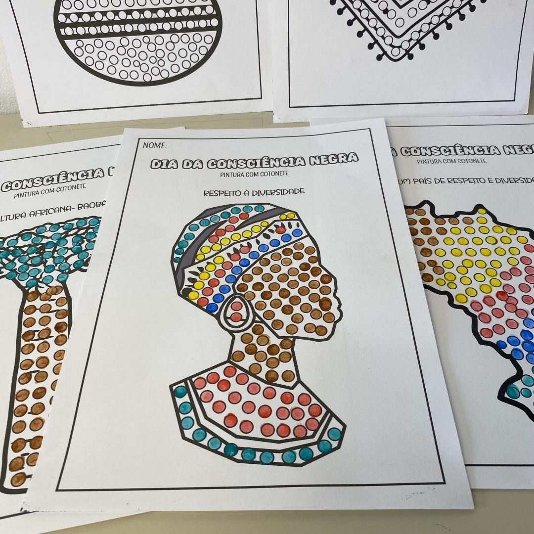 Pintura Sensorial- Consciência Negra