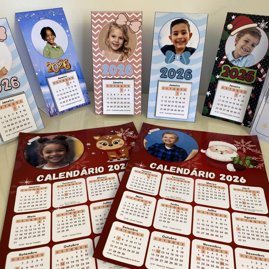 Calendários de Mesa 2026