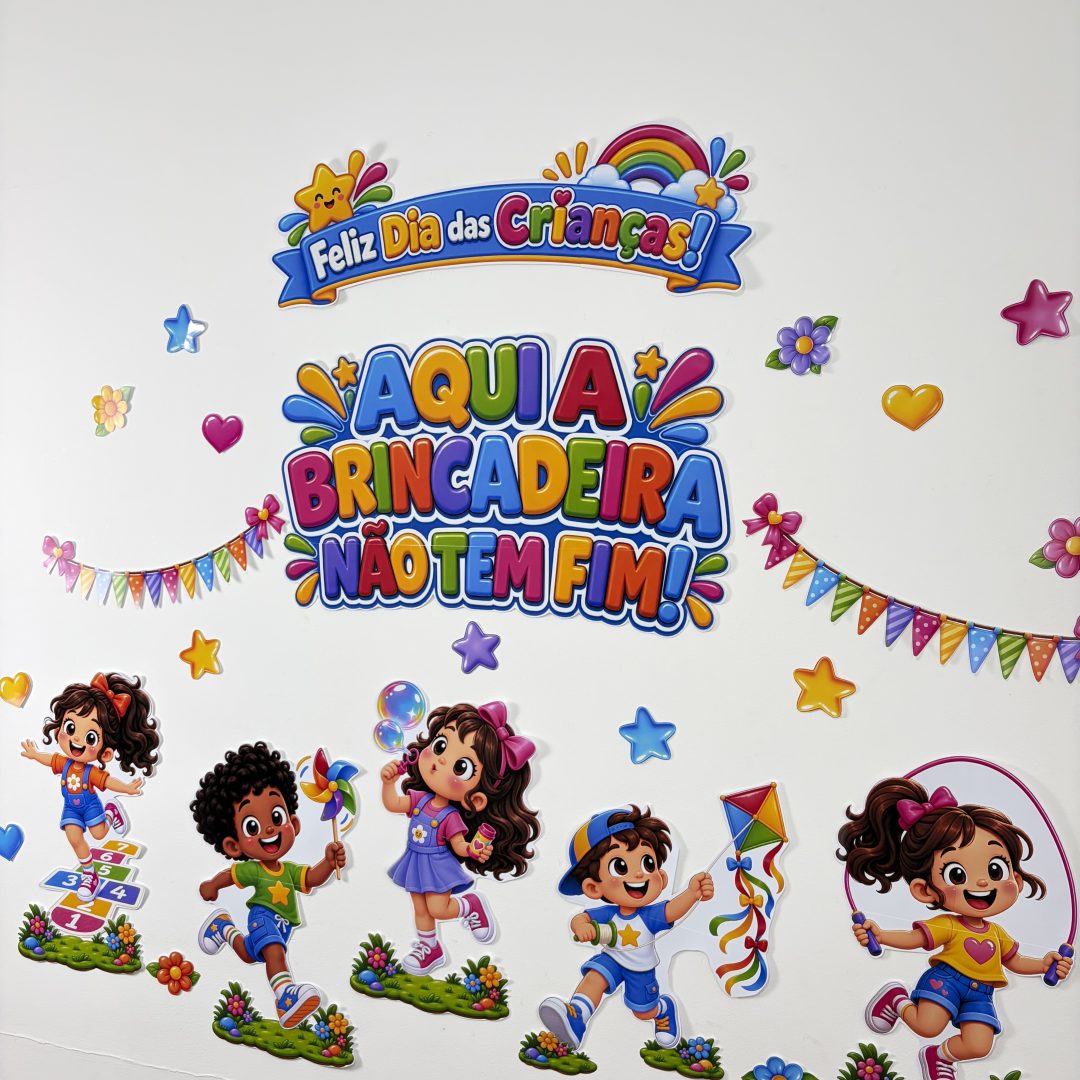 Painel Dia das Crianças “Brincadeiras”